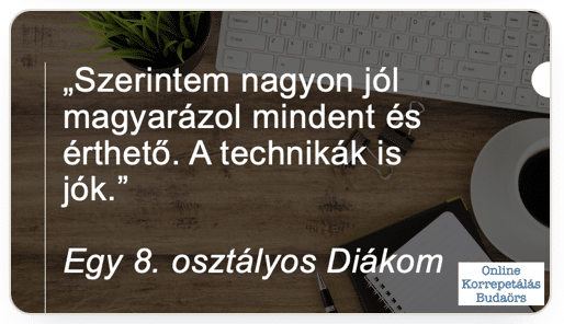 Diák véleménye