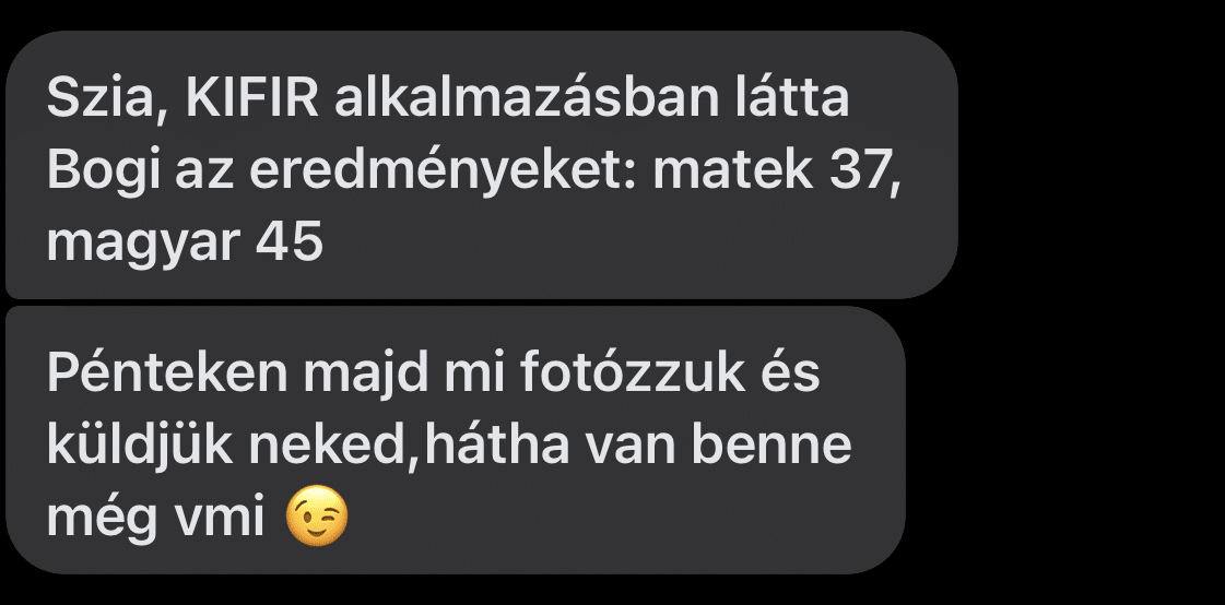 Diák véleménye