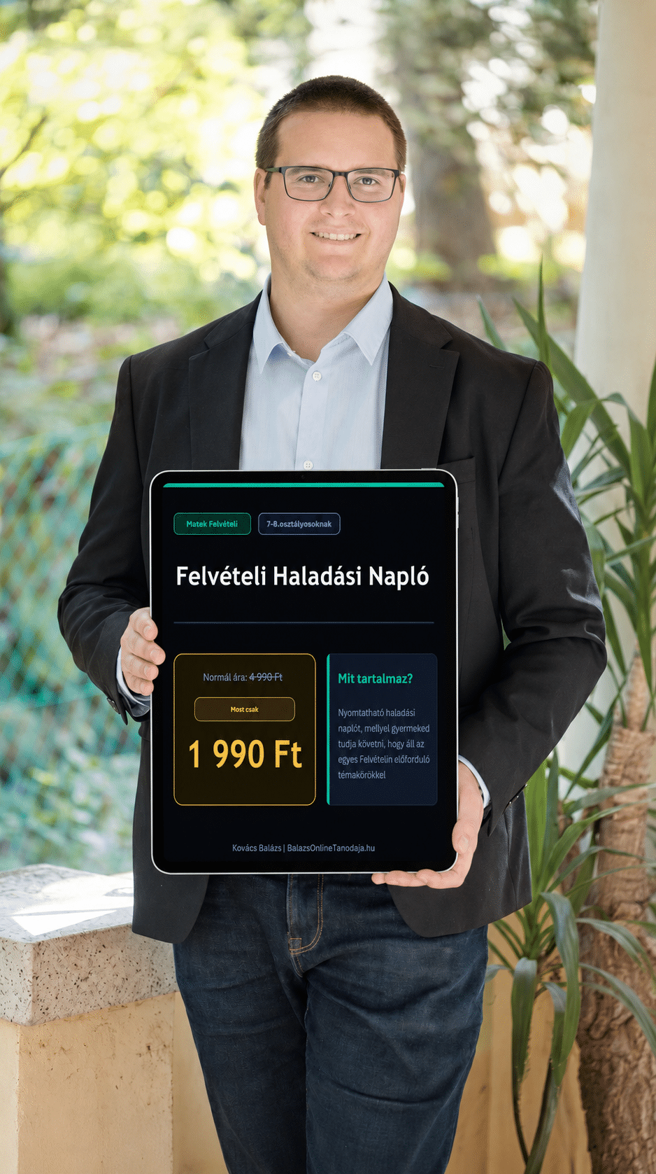 Felvételi haladási napló